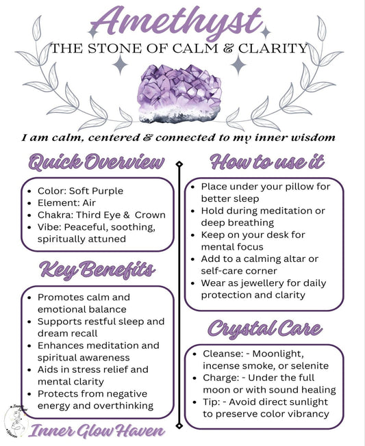 Crystal Guides - Free Digital Download -Printable