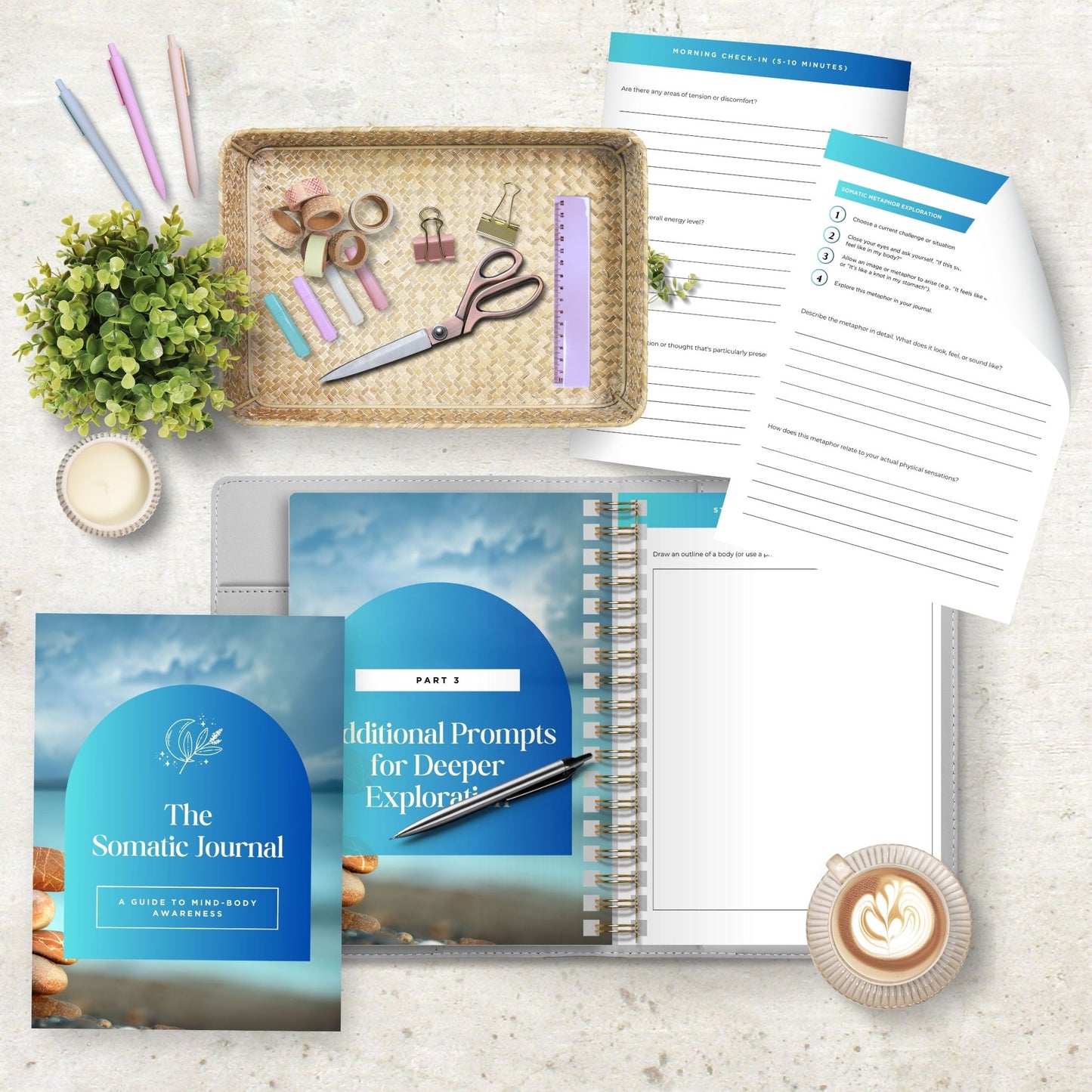 Somatic Journal – Printable 23-Page Digital Download