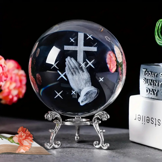 Crystal Ball -Prayer Hands