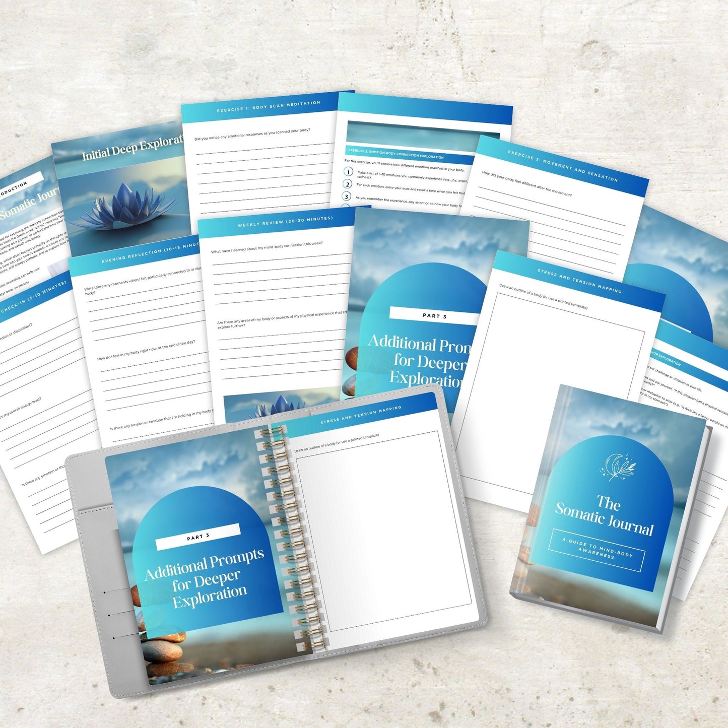 Somatic Journal – Printable 23-Page Digital Download