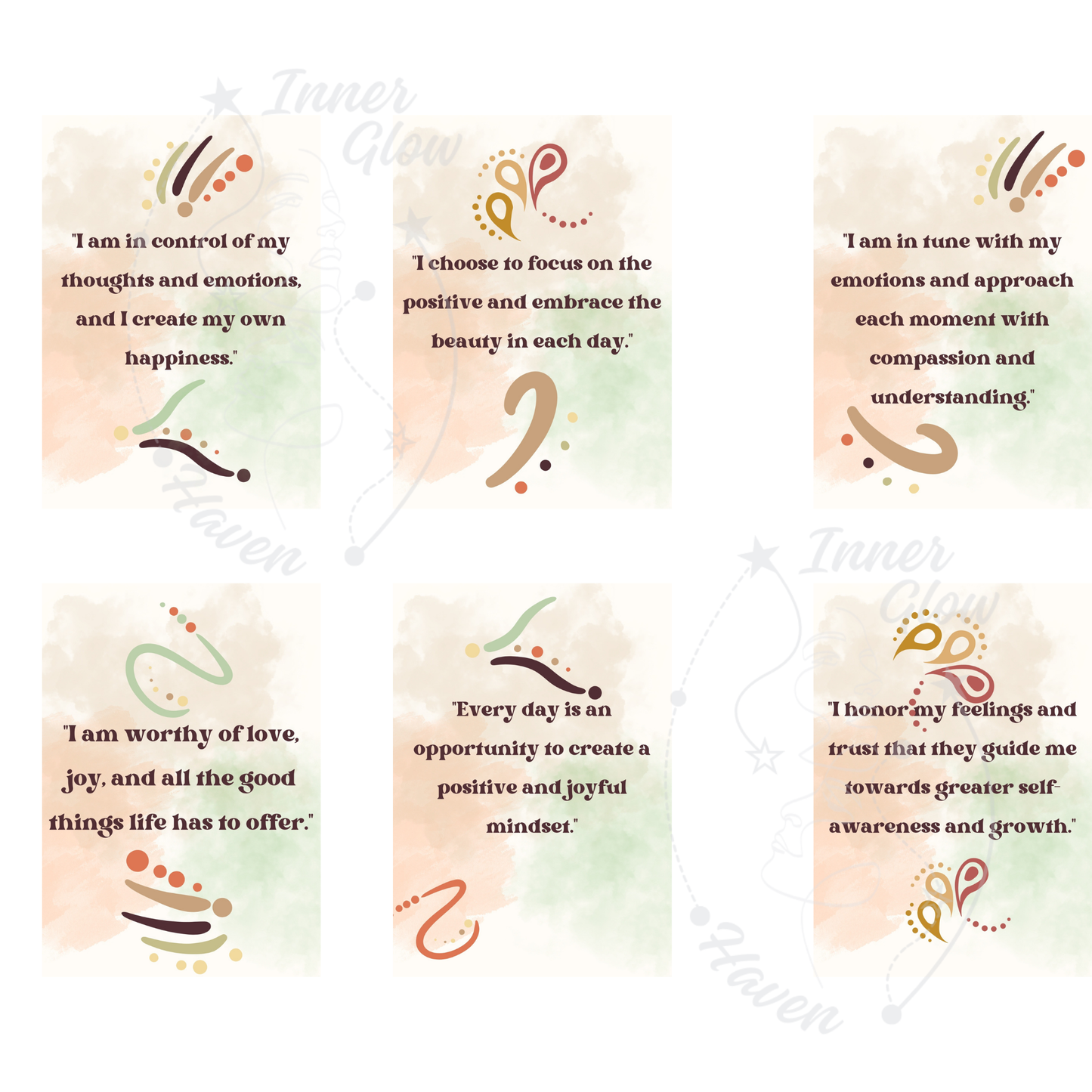 Mood tracker Journal- Daily/Monthly Digital Download -Printable