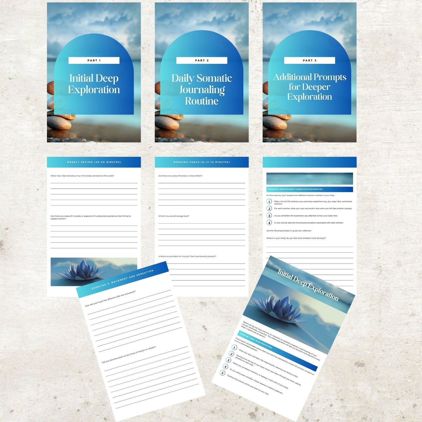 Somatic Journal – Printable 23-Page Digital Download