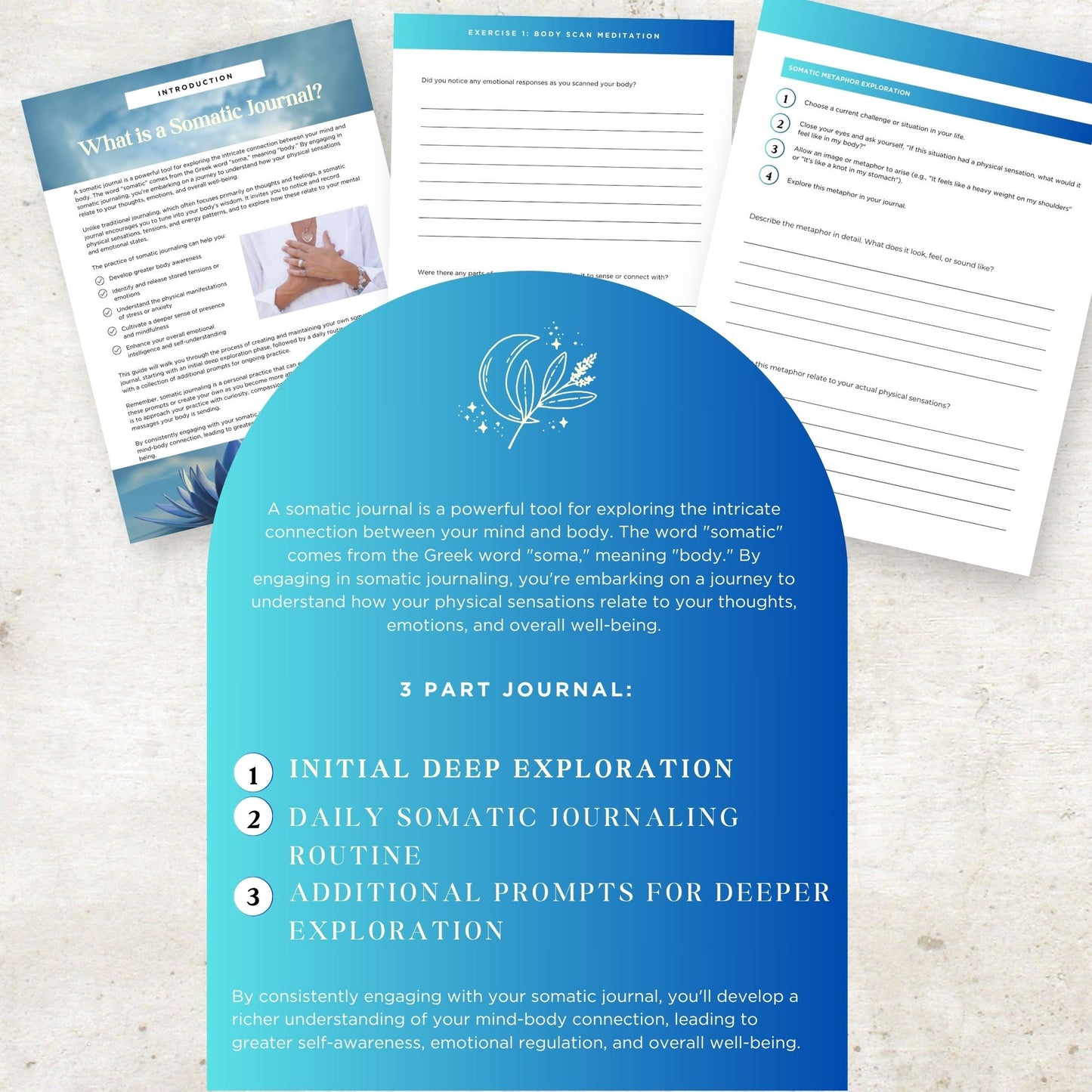 Somatic Journal – Printable 23-Page Digital Download
