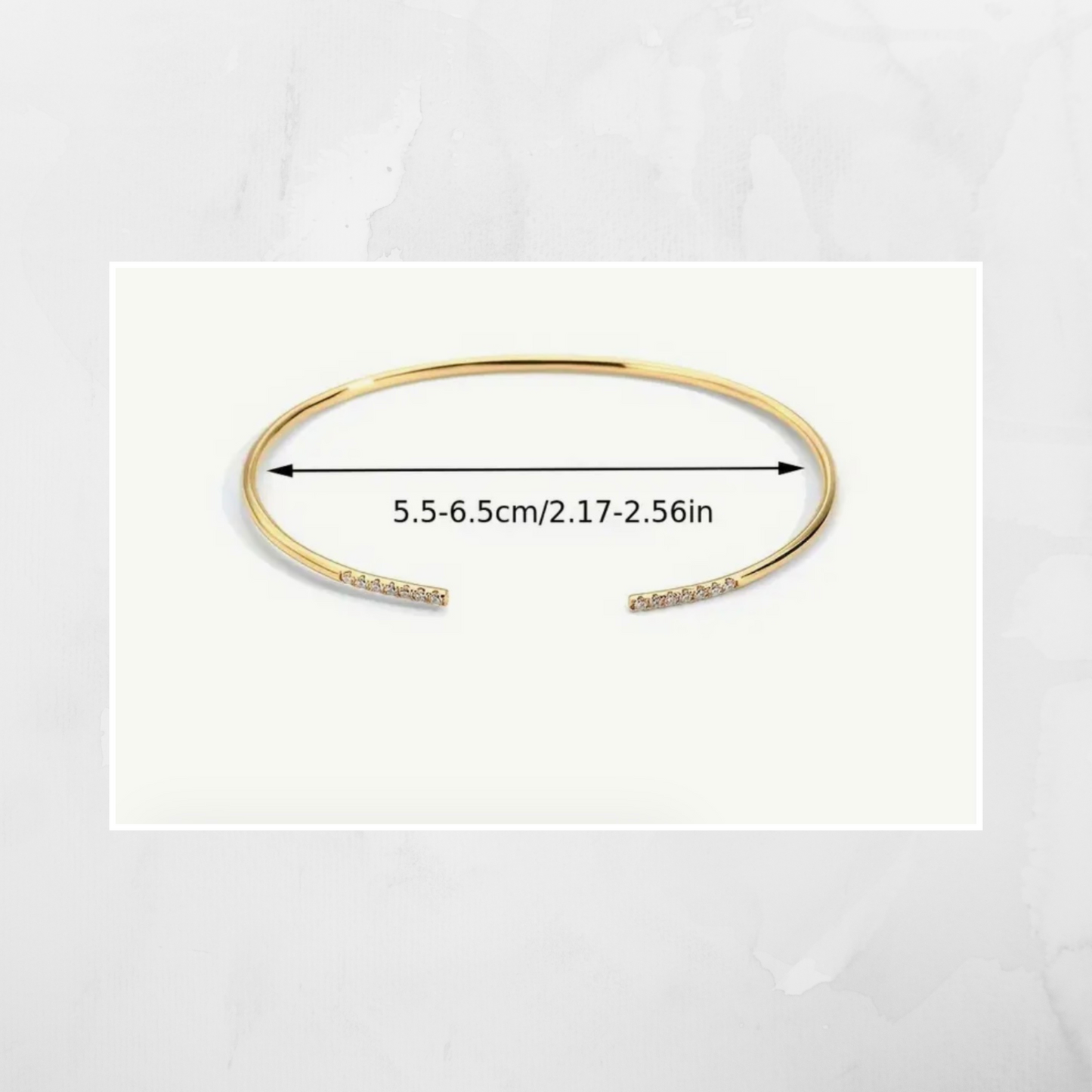 Dainty cuff Bangle