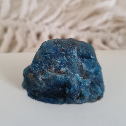 Blue Apatite – Raw Energy Stone from Madagascar other angle