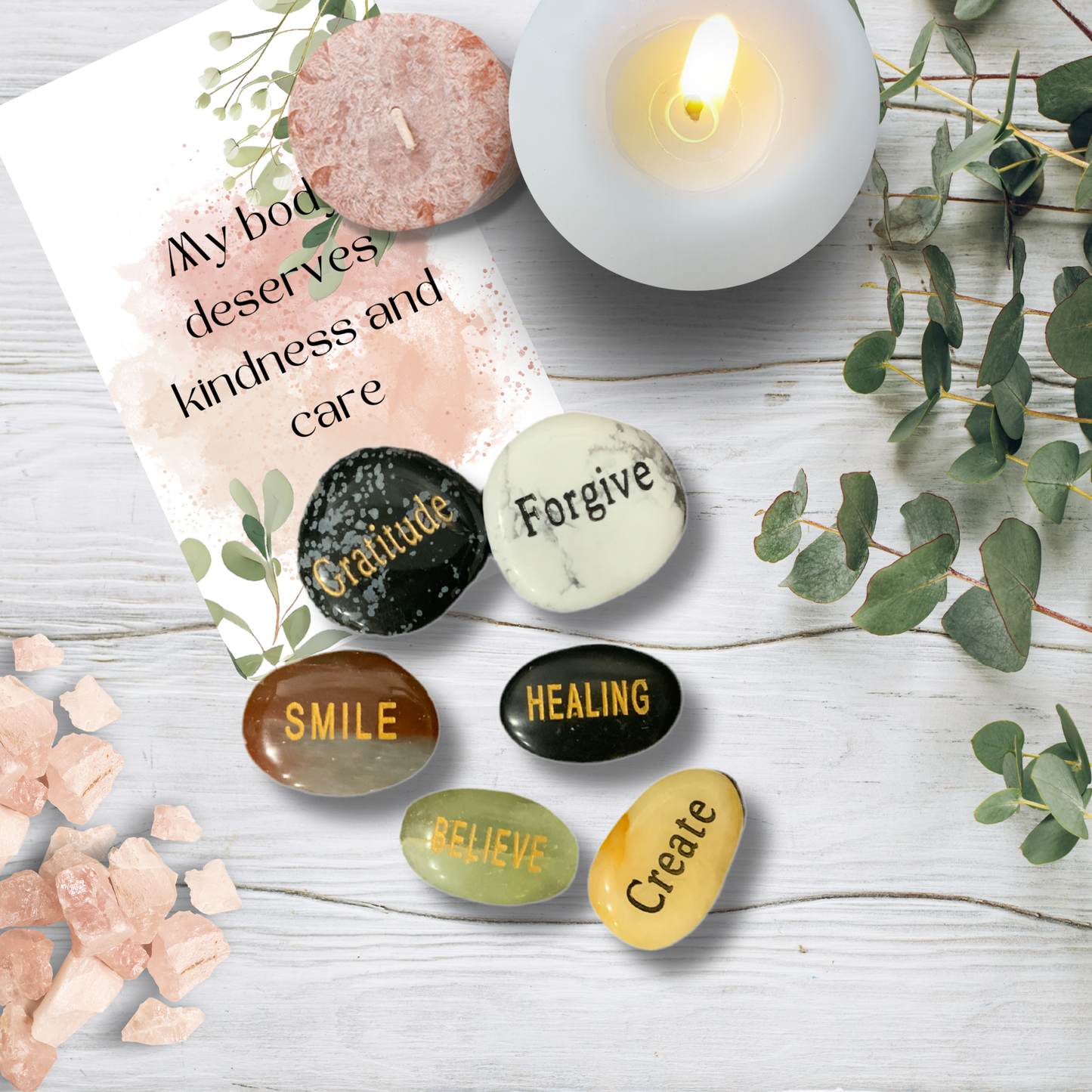 Meaningful Word stones