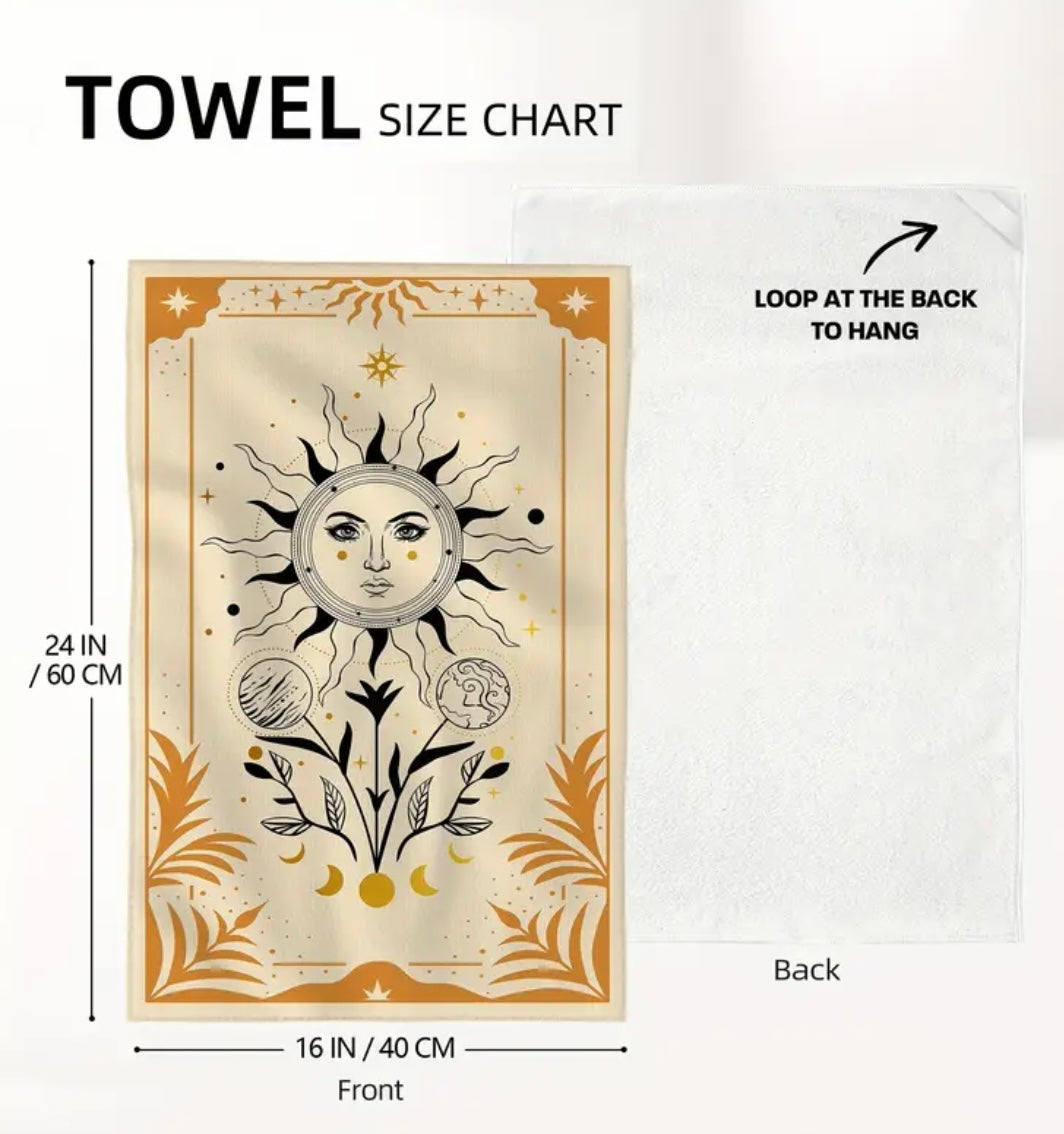 Printed hand towels