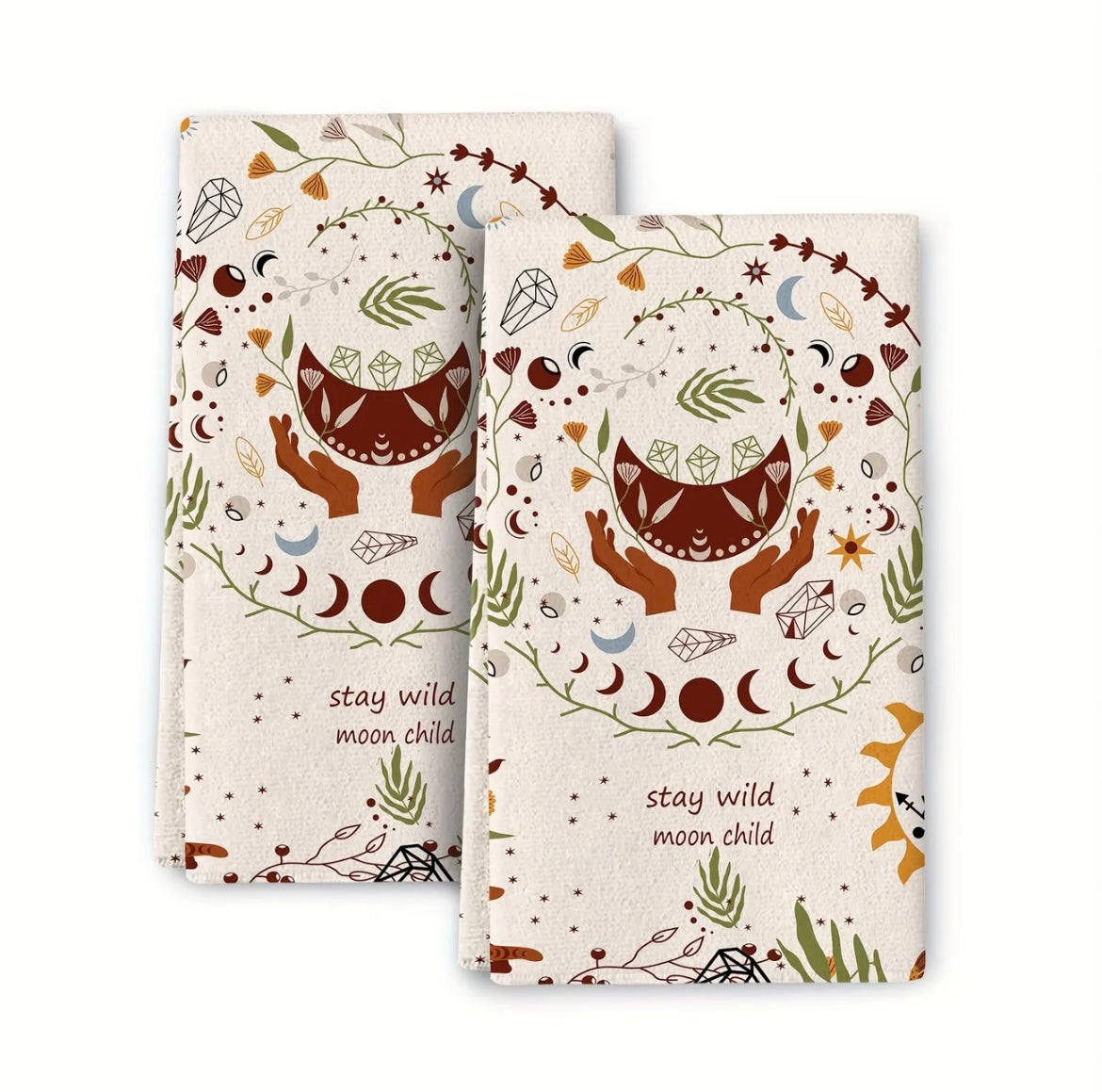 Printed hand towels