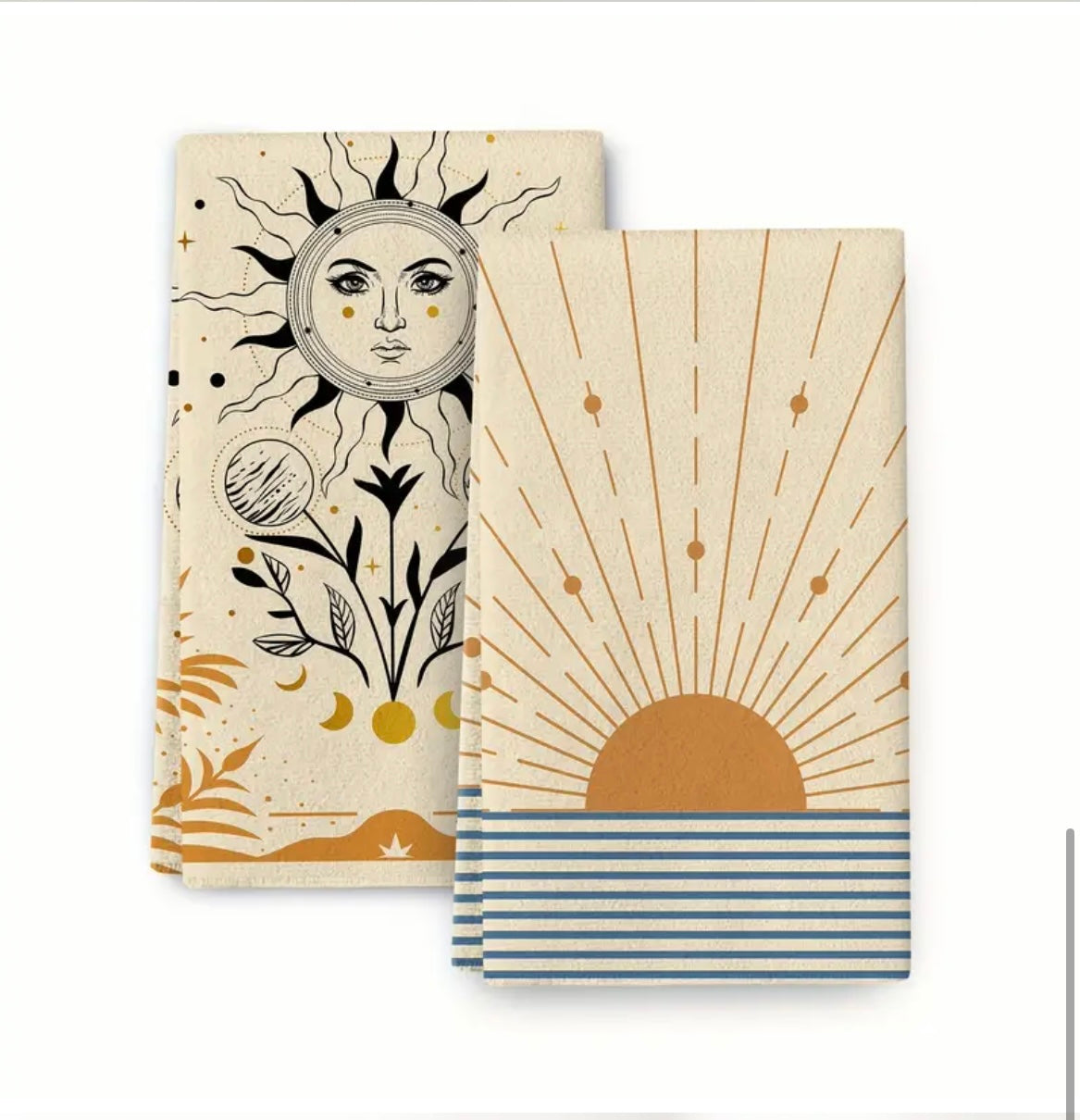 Printed hand towels