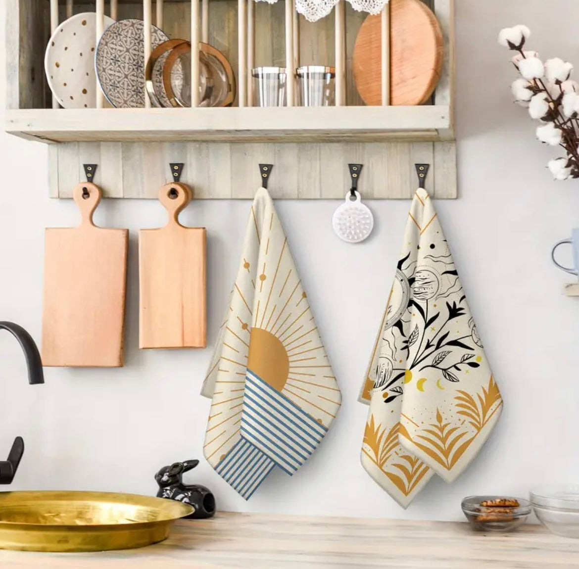 Printed hand towels