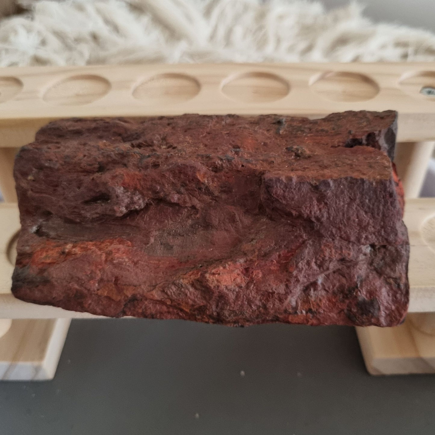Hematite Jasper – Polished Face from Western Australia Raw edge