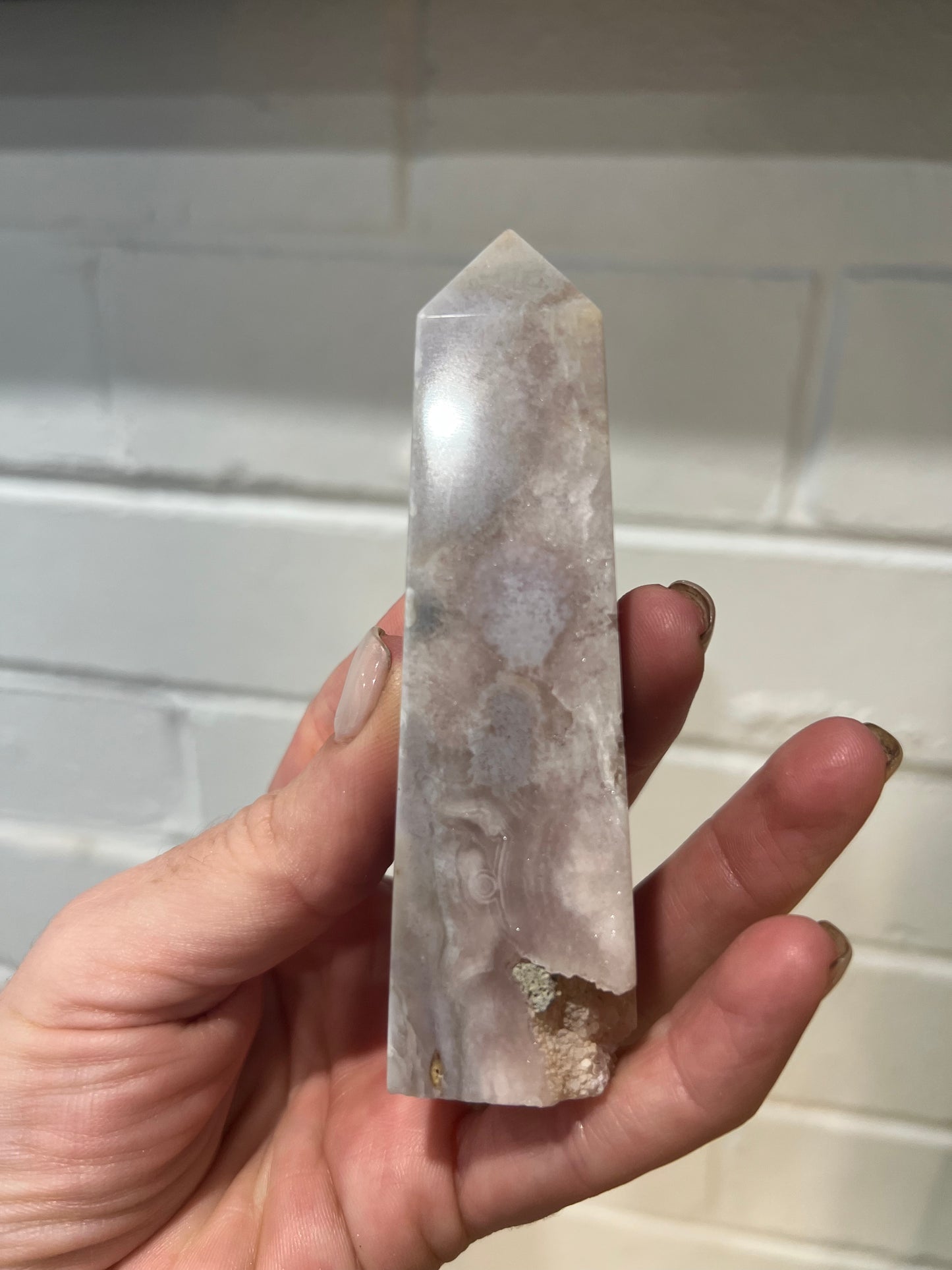 Cherry Blossom Agate Tower