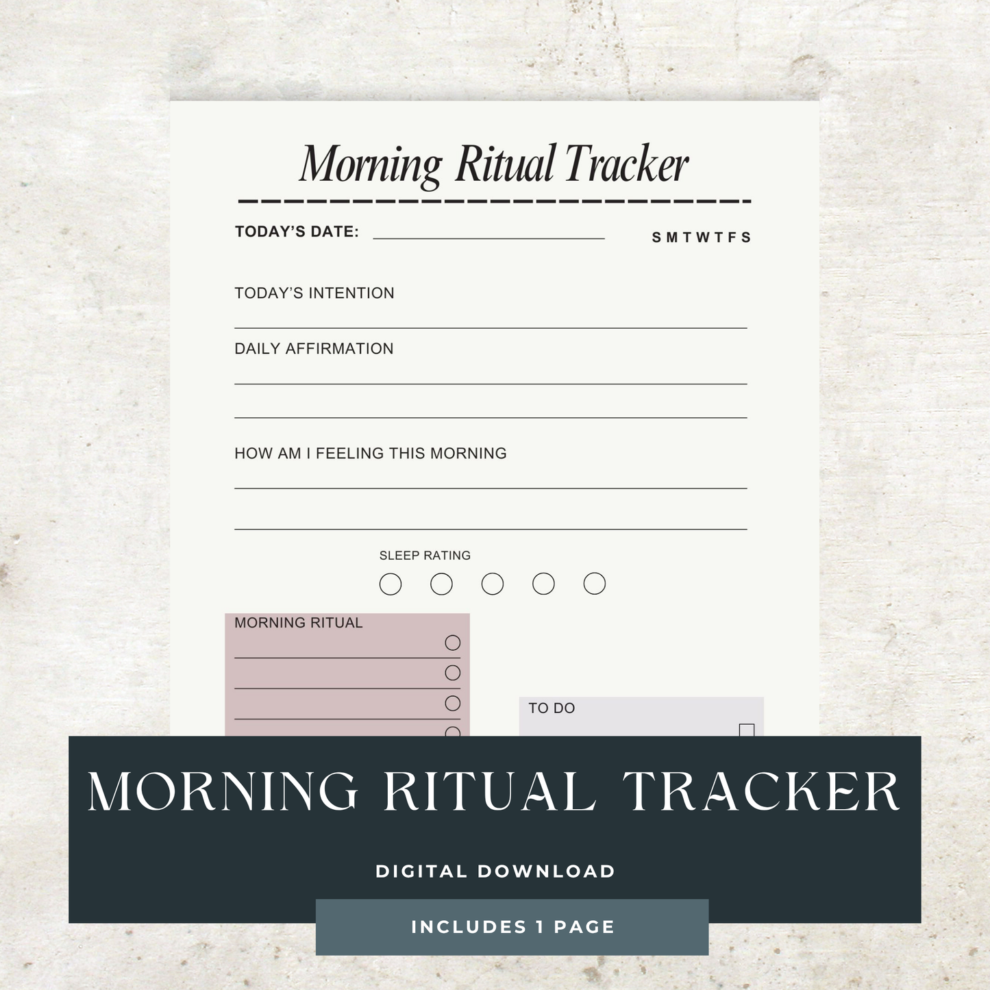 Morning Ritual Tracker