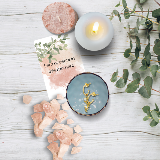 Half Hoop Moon & CZ Star Earrings,