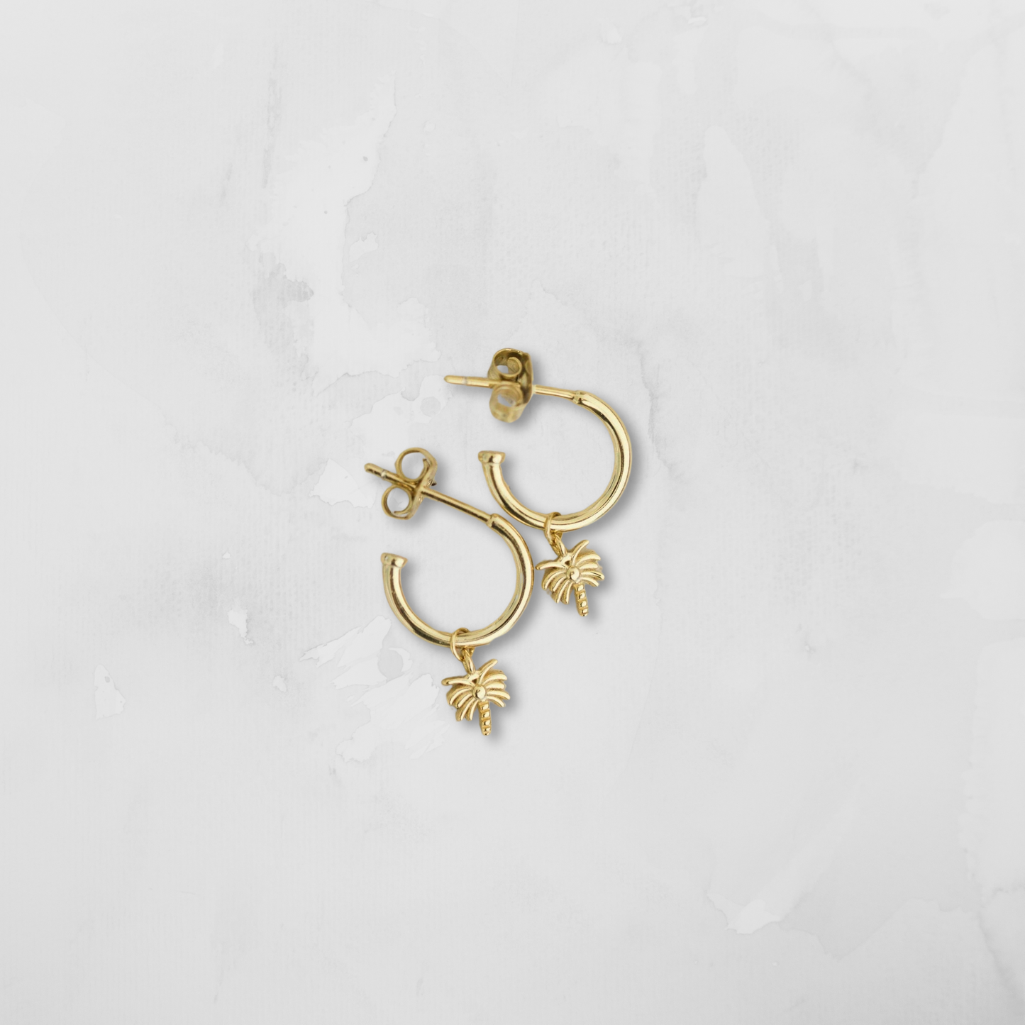 Golden Palm Earrings