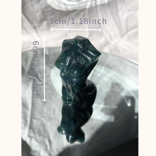 Feminine Body - Moss Agate