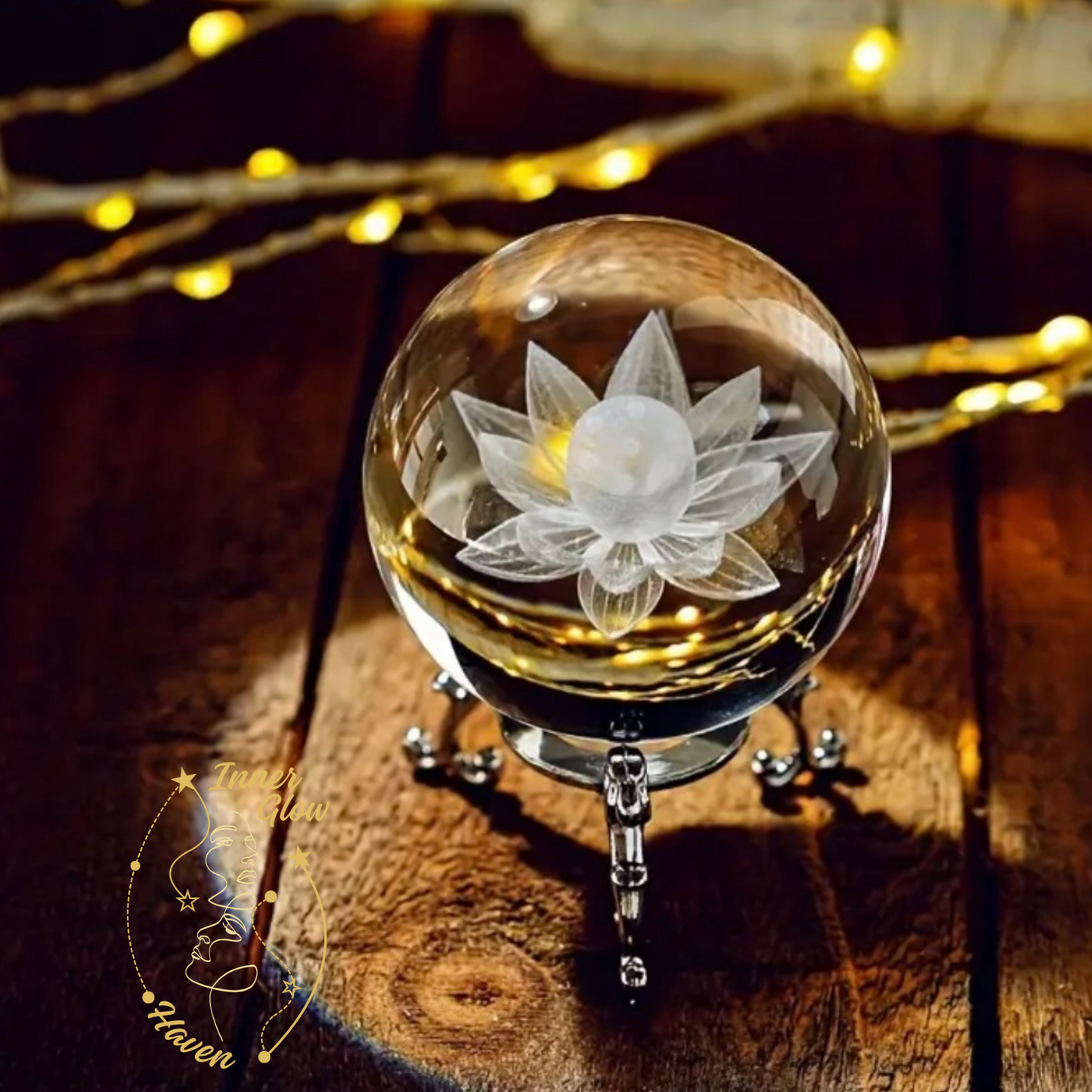 Crystal Balls -Lotus Flower
