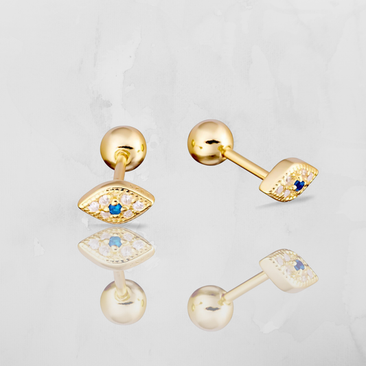 925 Sterling Silver with 14K Gold Plating