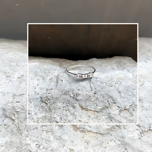sterling silver ring, minimalist silver ring,