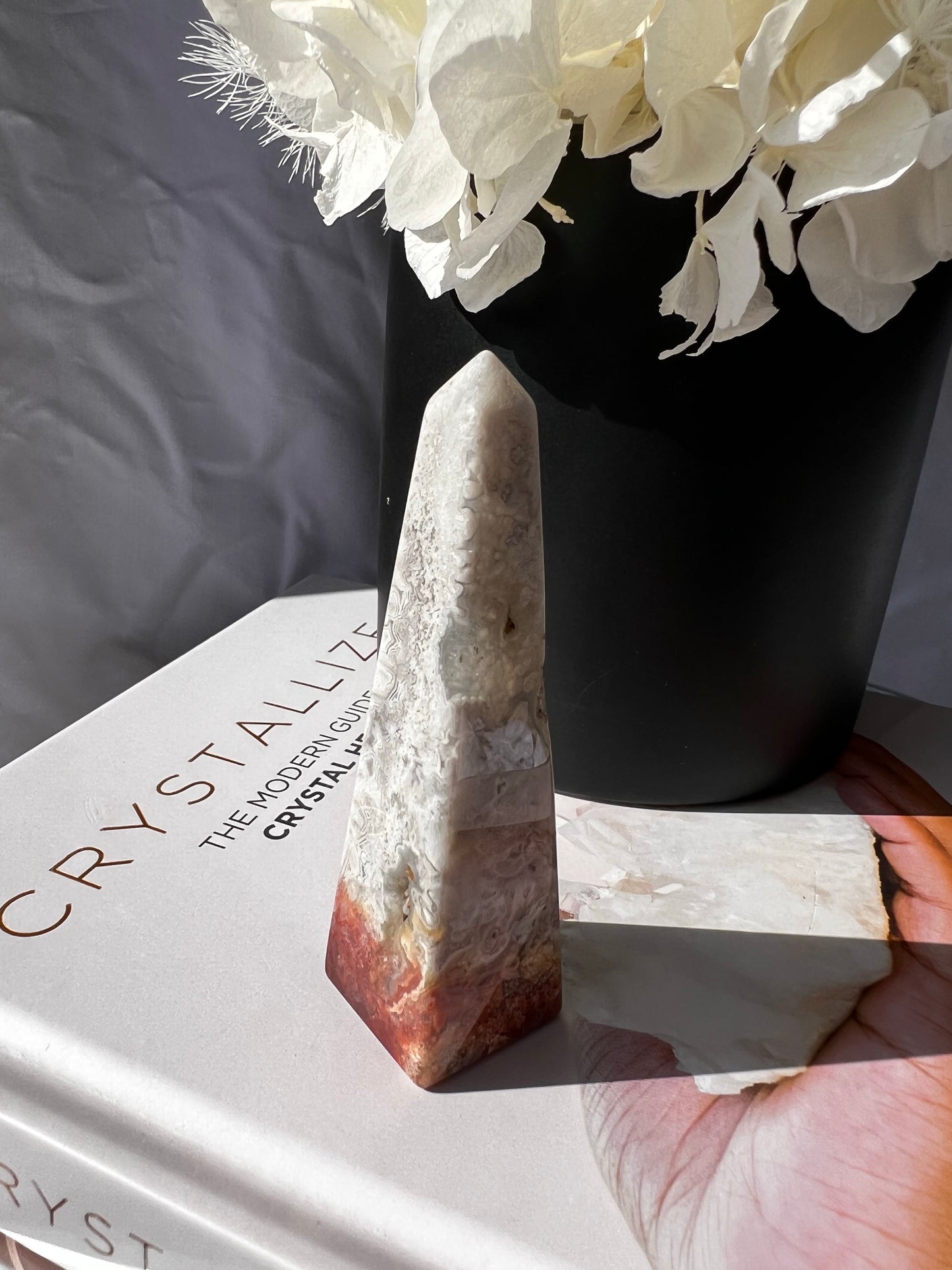 Crazy Lace Agate Obelisk