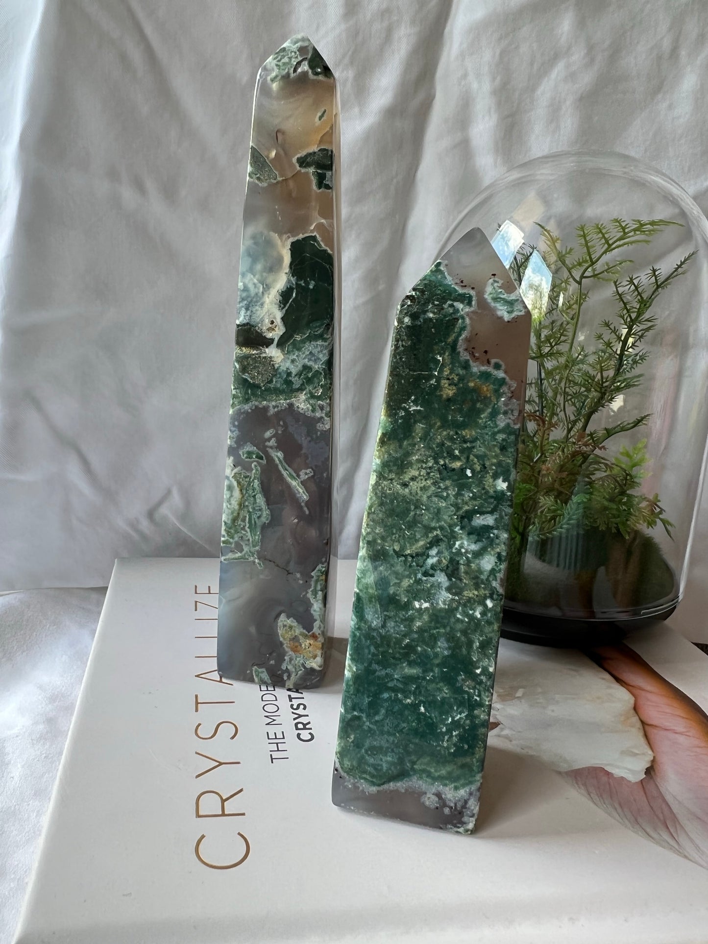 Moss Agate Towers