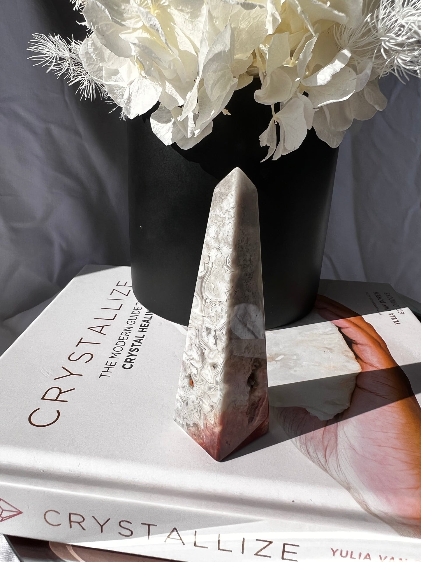 Crazy Lace Agate Obelisk