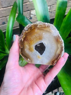 Druzy Agate Geode Cave