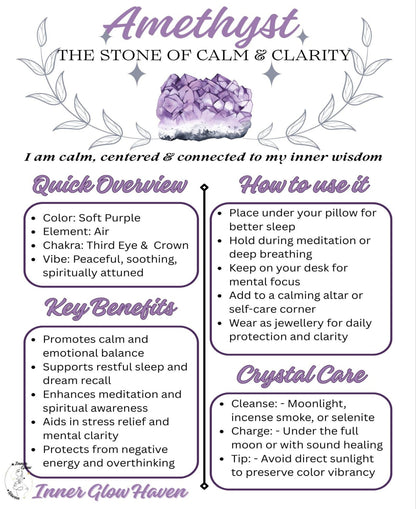 Crystal Guides - Free Digital Download -Printable