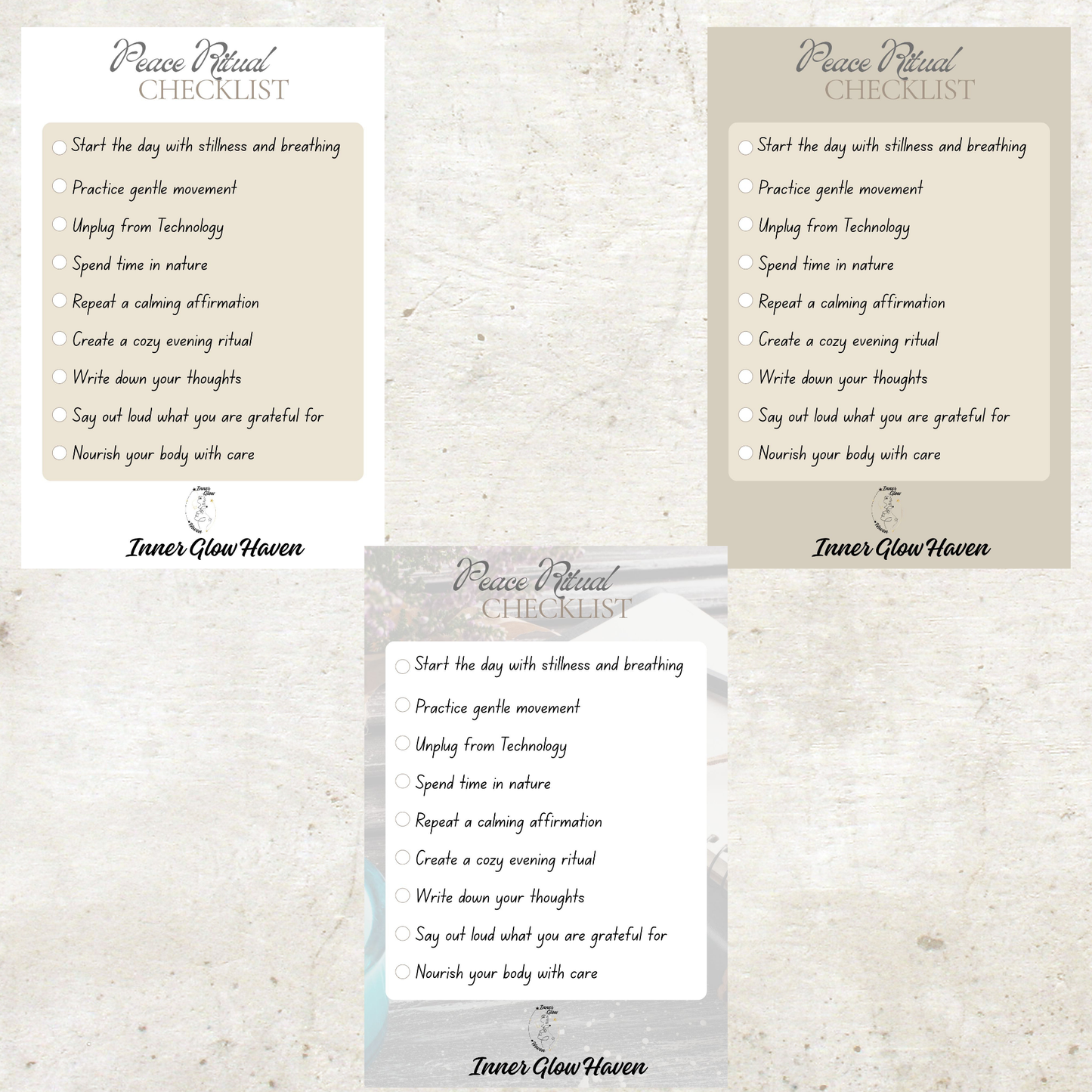Peace Ritual Checklist