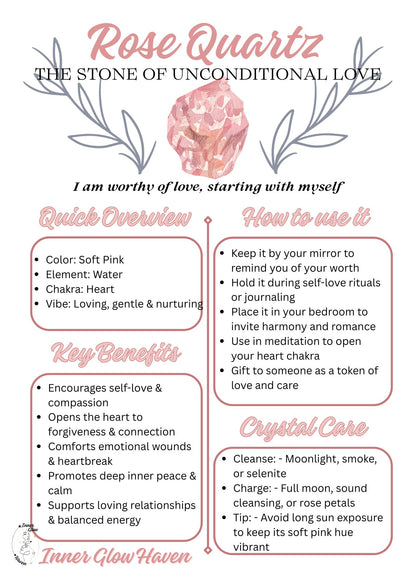 Crystal Guides - Free Digital Download -Printable