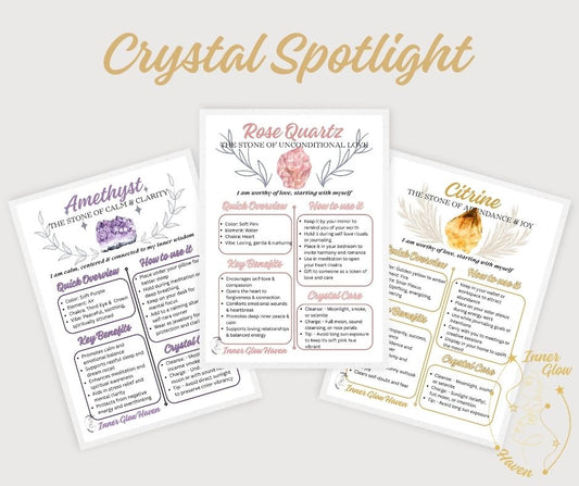 Crystal Guides - Free Digital Download -Printable