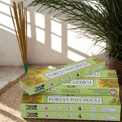Deepika Pure & Natural incense sticks Forest Patchouli