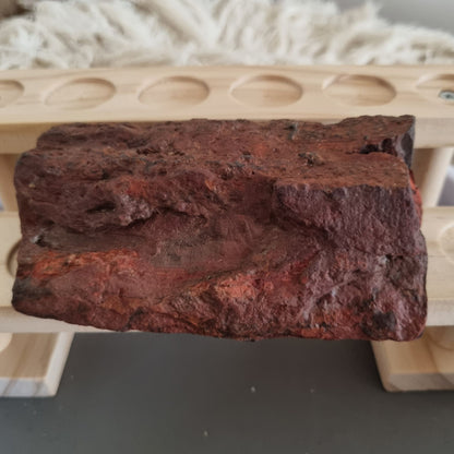 Hematite Jasper – Polished Face from Western Australia Raw edge