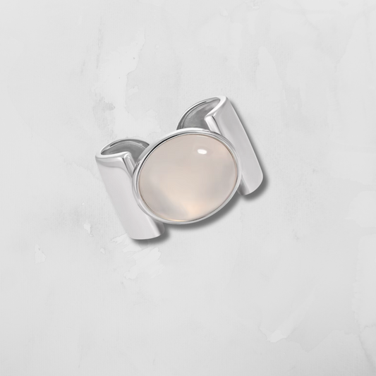 Boho Moonstone Ring – Adjustable Spiritual Ring