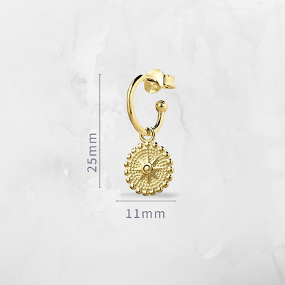 Product Details:
Dimensions: 25x11mm
Material: 14K Gold Plated
Fitting Type: Butterfly back
Features: Hypoallergenic and tarnish-resistant