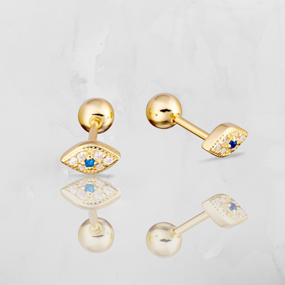 925 Sterling Silver with 14K Gold Plating