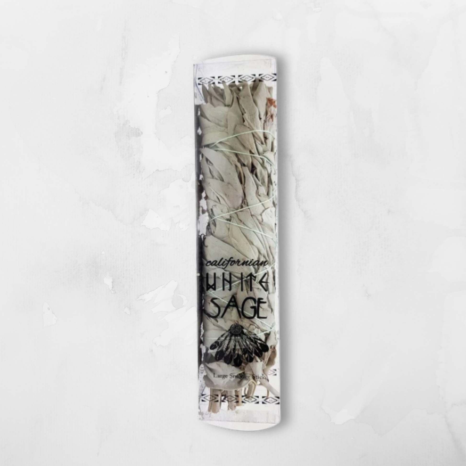 Large white sage smudge stick