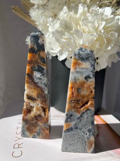 Zebra Jasper tower
