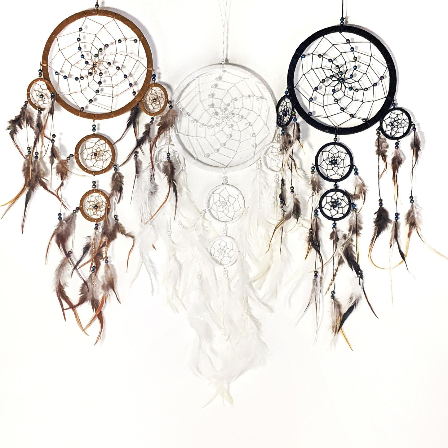 Dream Catchers Black/White/Brown